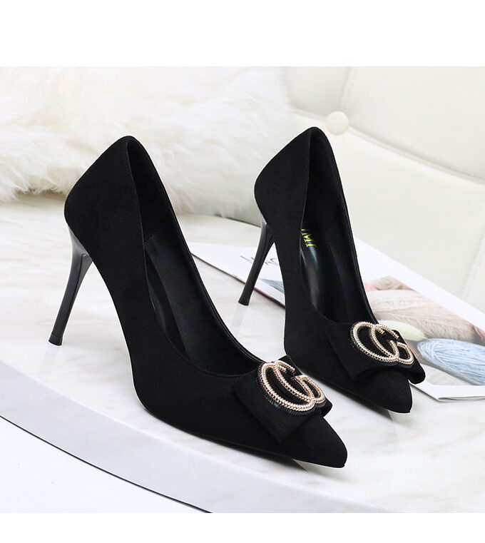 Pointed stiletto heels women's high heels