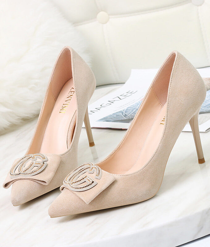 Pointed stiletto heels women's high heels